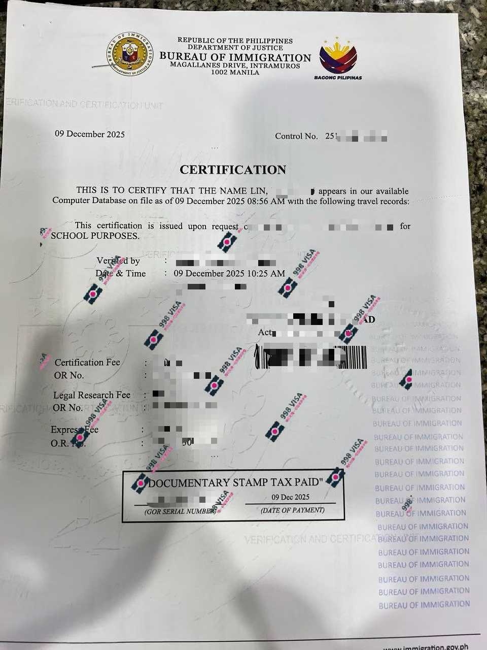 菲律宾NTSP身份证明现场办理要求